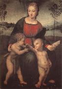 The virgin mary  and John Raffaello
